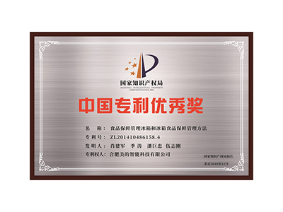 China Patent Excellence Award
